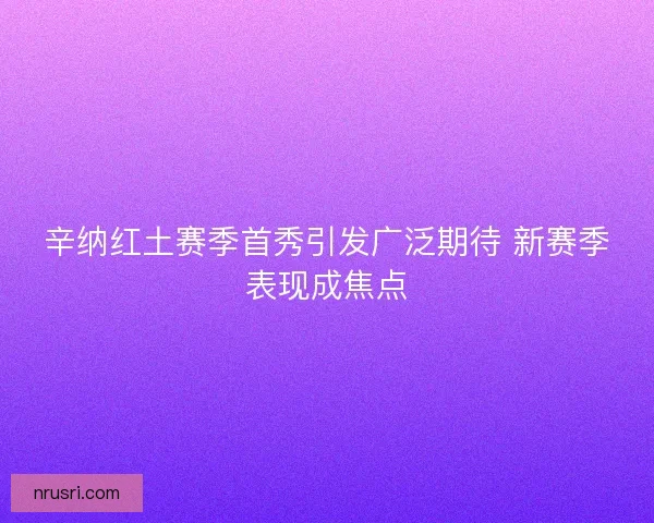 辛纳红土赛季首秀引发广泛期待 新赛季表现成焦点